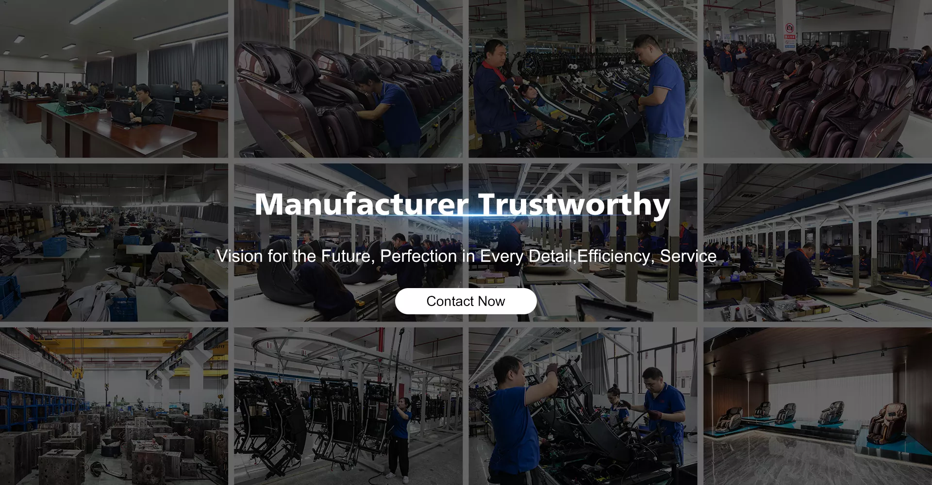 Fabricante confiable de sillones de masaje Dual Mech de China